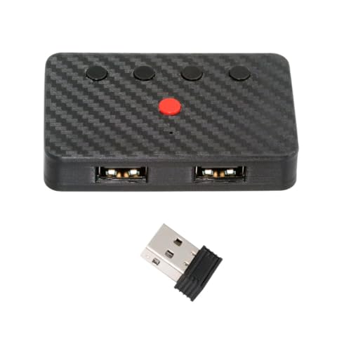 chenyang Dual Port USB zu Bluetooth 5.3 Adapter mit 2,4G Empfänger zur Konvertierung von kabelgebundener Tastatur und Maus in kabellose Maus für Telefon/Tablet/Computer chenyang Dual Port USB zu Bluetooth 5.3 Adapter mit 2,4G Empfänger zur Konvertierung von kabelgebundener Tastatur und Maus in kabellose Maus für Telefon/Tablet/Computer von chenyang