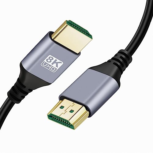 chenyang HDMI 2.1 Kabel, HDMI Stecker auf Stecker 8K@60Hz 4K@120Hz 48Gbps ultraschnelles vergoldetes Kabel 3.0M für Fernseher, Monitor, Computer von chenyang