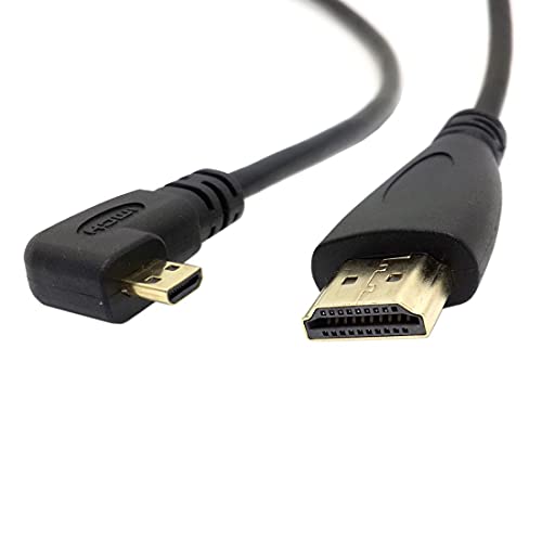 chenyang HDMI auf Micro HDMI 90 Grad links abgewinkeltes HDTV Kabel für Handy Tablet Kamera 4.9FT chenyang HDMI auf Micro HDMI 90 Grad links abgewinkeltes HDTV Kabel für Handy Tablet Kamera 4.9FT von chenyang