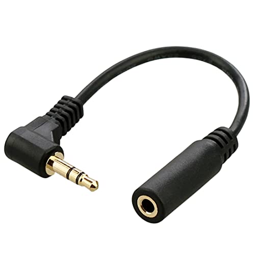 chenyang Kopfhörer/Audio Verlängerungskabel, 3 poliger 3,5mm Stecker auf 3,5mm Buchse Audio Stereo Kopfhörer 90 Grad abgewinkeltes Verlängerungskabel 10cm chenyang Kopfhörer/Audio Verlängerungskabel, 3 poliger 3,5mm Stecker auf 3,5mm Buchse Audio Stereo Kopfhörer 90 Grad abgewinkeltes Verlängerungskabel 10cm von chenyang
