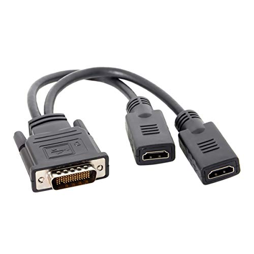 chenyang LFH DMS-59Pin Stecker auf 2 HDMI 1.4 HDTV Buchse Splitter Verlängerungskabel für PC Grafikkarte von chenyang