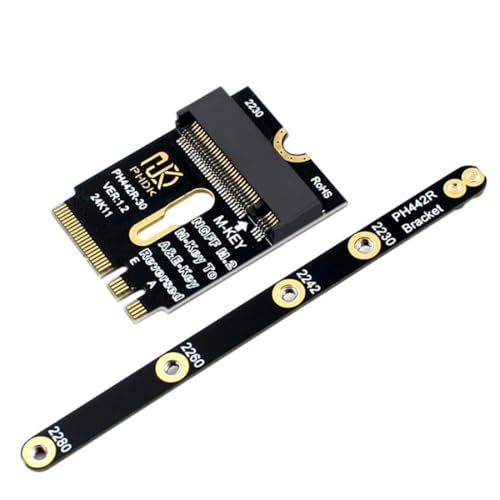 chenyang M.2 (A+E Key) 2230MM auf NVME M-Key Erweiterungskartenadapter für Motherboard NVME SSD Festplattenanschlussverlängerung 2230/2242/2260/2280 MM von chenyang