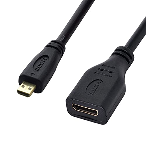 chenyang Micro HDMI 1.4 Stecker auf Mini HDMI Buchse Verlängerungskabel für Laptop PC HDTV von chenyang