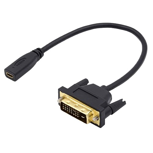 chenyang Micro HDMI auf DVI Kabel Micro HDMI 1.4 Buchse zu DVI 24+1 Stecker Adapter Kabel für Computer HDTV Grafikkarte UHD von chenyang