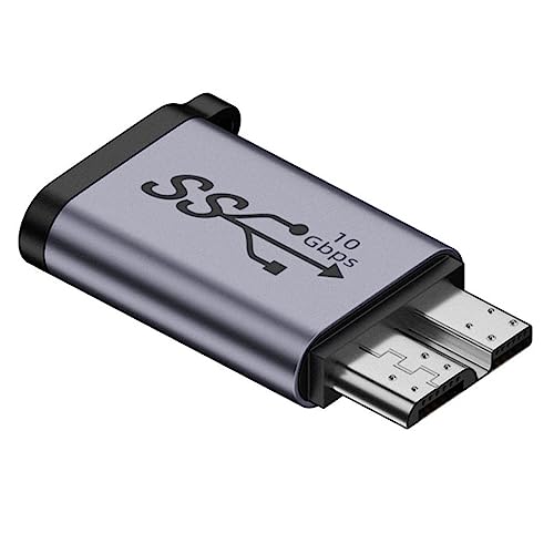chenyang Micro B auf USB-Adapter, USB C auf Micro B 10 Gbit/s Datenübertragung 5 V 1,5 A Schnelllade-Konverteradapter aus Aluminiumlegierung für Festplatte/Telefon chenyang Micro B auf USB-Adapter, USB C auf Micro B 10 Gbit/s Datenübertragung 5 V 1,5 A Schnelllade-Konverteradapter aus Aluminiumlegierung für Festplatte/Telefon von chenyang