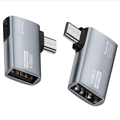 chenyang Micro USB auf USB 2.0 OTG Host 90 Grad Winkeladapter mit USB Strom für Telefon Tablet 2Pcs/Set chenyang Micro USB auf USB 2.0 OTG Host 90 Grad Winkeladapter mit USB Strom für Telefon Tablet 2Pcs/Set von chenyang