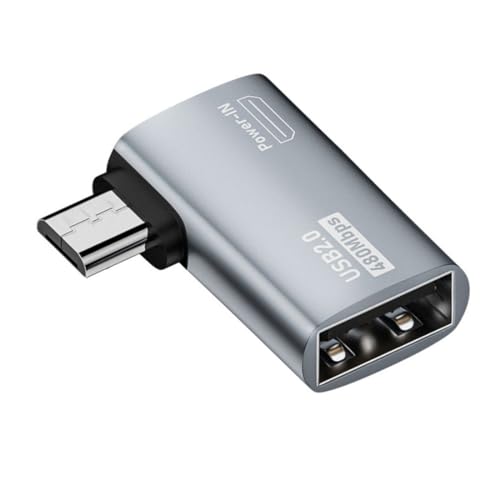 chenyang Micro USB auf USB 2.0 OTG Host 90 Grad Winkeladapter mit USB Stromversorgung für Telefon Tablet chenyang Micro USB auf USB 2.0 OTG Host 90 Grad Winkeladapter mit USB Stromversorgung für Telefon Tablet von chenyang