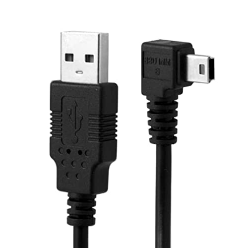 chenyang Mini USB-Kabel, USB 2.0 Stecker auf Mini USB 5 poliger Stecker 90 Grad rechtwinklig Lade/Datenübertragungs Verlängerungskabel 5.9FT für Dashcam/GPS/Mikrofon von chenyang