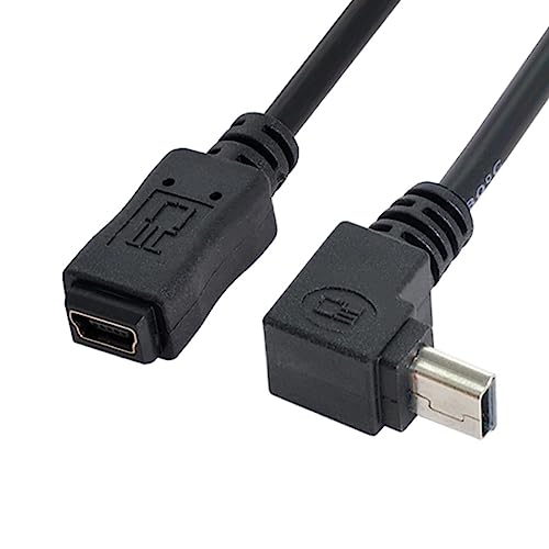chenyang Mini USB Verlängerungskabel, USB 2.0 Mini USB 5 polig Stecker auf Buchse 90 Grad nach oben abgewinkelt Strom/Lade/Datenübertragungs Verlängerungskabel Adapter 0.2M für Dashcam/GPS/Mikrofon chenyang Mini USB Verlängerungskabel, USB 2.0 Mini USB 5 polig Stecker auf Buchse 90 Grad nach oben abgewinkelt Strom/Lade/Datenübertragungs Verlängerungskabel Adapter 0.2M für Dashcam/GPS/Mikrofon von chenyang