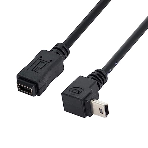 chenyang Mini USB Verlängerungskabel, USB 2.0 Mini USB 5 polig Stecker auf Buchse 90 Grad nach unten abgewinkelt Strom/Lade/Datenübertragungs Verlängerungskabel Adapter 0.2M für Dashcam/GPS/Mikrofon chenyang Mini USB Verlängerungskabel, USB 2.0 Mini USB 5 polig Stecker auf Buchse 90 Grad nach unten abgewinkelt Strom/Lade/Datenübertragungs Verlängerungskabel Adapter 0.2M für Dashcam/GPS/Mikrofon von chenyang