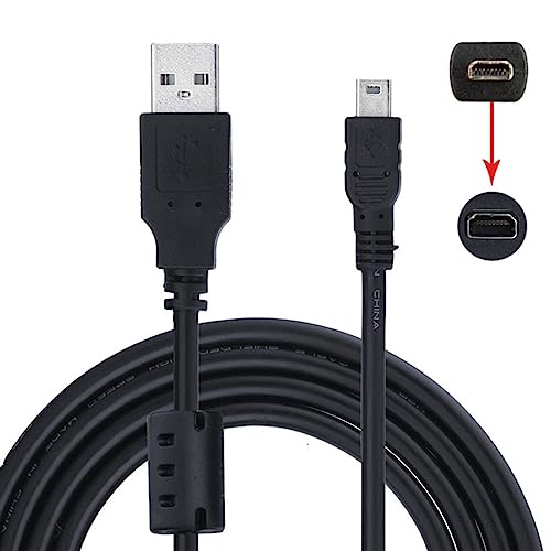 chenyang Nikon UC-E6 USB Kabel, USB 2.0 auf Mini 8Pin Lade und Datenübertragungskabel für COOLPIX D5200 D3200 D7200 S2500 S2600 von chenyang