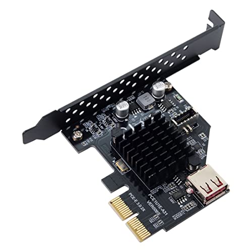 chenyang PCI-E 2X auf USB 2.0 ＆ USB 3.1 Typ E Frontplatte Sockel PCI-E Express Erweiterungskartenadapter für Motherboard von chenyang