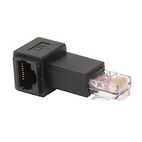 chenyang RJ45 8P8C FTP STP UTP Cat 5e LAN Ethernet Netzwerk Verlängerungsstecker Adapter 90 Grad rechtwinklig von chenyang