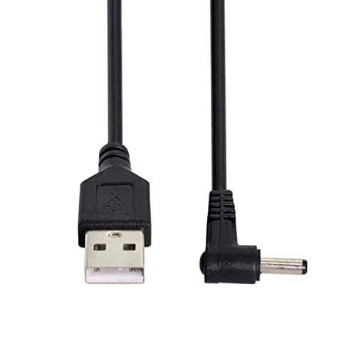 chenyang USB 2.0 auf 3.5x1.35mm DC 5V Netzstecker 90 Grad rechtwinkliges Kabel 1.0M von chenyang