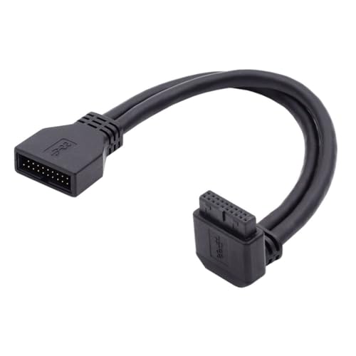 chenyang USB 3.0 20Pin 19Pin Motherboard 90 Degree UP Angled Extension Cable 5Gbps von chenyang