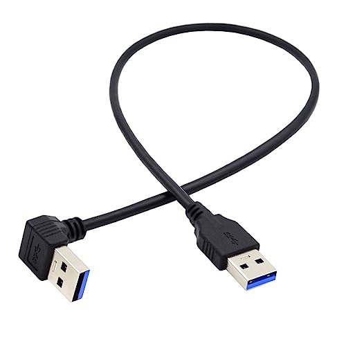 chenyang USB 3.0 Kabel USB 3.0 Typ A 90 Grad nach unten abgewinkelte Verlängerungsdatenkabel 40cm von chenyang