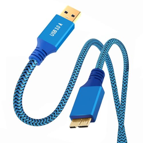chenyang USB 3.0 Kabel USB 3.0 auf USB 3.0 Micro-B Verlängerungsdatenkabel 5Gbit/s Blaues Nylongeflecht 0.3M chenyang USB 3.0 Kabel USB 3.0 auf USB 3.0 Micro-B Verlängerungsdatenkabel 5Gbit/s Blaues Nylongeflecht 0.3M von chenyang