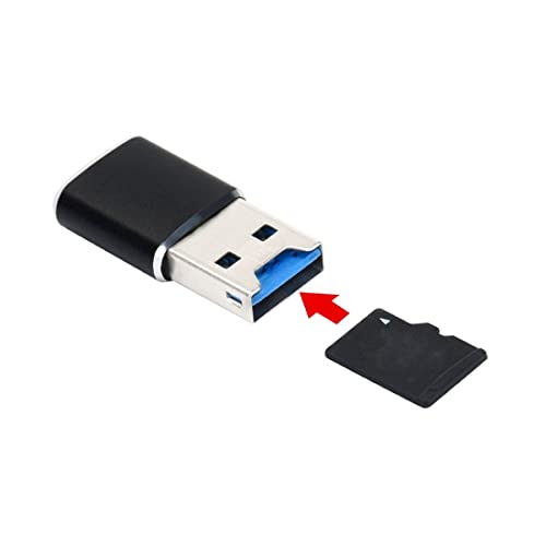 chenyang USB 3.0 auf Micro SD T-Flash TF M2 Kartenleser für Handy und Tablet Schwarz Mini Größe von chenyang