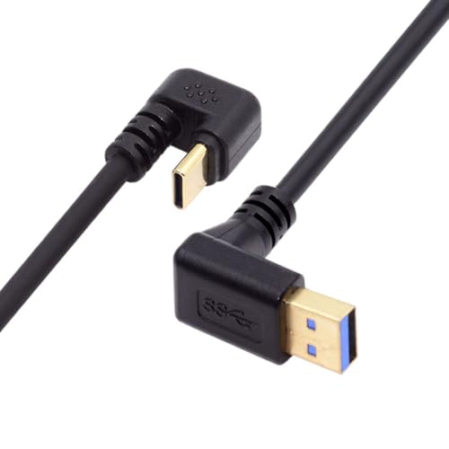 chenyang USB 3.0 zu USB C Kabel USB 3.0 90 Grad nach oben abgewinkelt auf USB C 180 Grad U-förmig abgewinkelt Lade Datenübertragungs-Verlängerungskabel 0,3m chenyang USB 3.0 zu USB C Kabel USB 3.0 90 Grad nach oben abgewinkelt auf USB C 180 Grad U-förmig abgewinkelt Lade Datenübertragungs-Verlängerungskabel 0,3m von chenyang