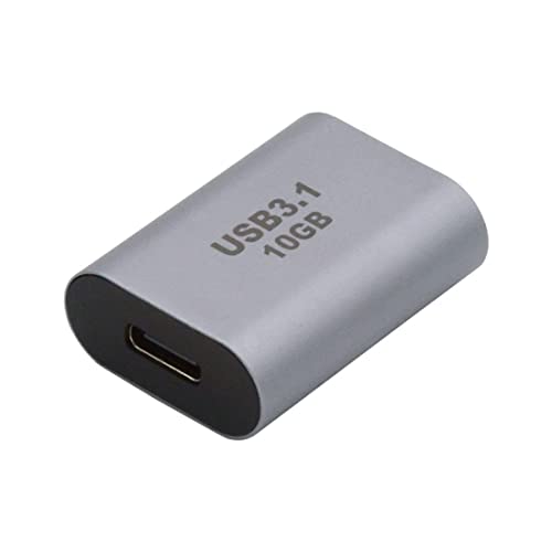chenyang USB 3.1 Gen 2 Adapter, USB-Buchse auf USB-C-Buchse, 10 Gbit/s Datenübertragung, 5 V, 3 A, Schnelllade-Konverteradapter aus Aluminiumlegierung für Kopfhörer/Festplatte/Telefon chenyang USB 3.1 Gen 2 Adapter, USB-Buchse auf USB-C-Buchse, 10 Gbit/s Datenübertragung, 5 V, 3 A, Schnelllade-Konverteradapter aus Aluminiumlegierung für Kopfhörer/Festplatte/Telefon von chenyang