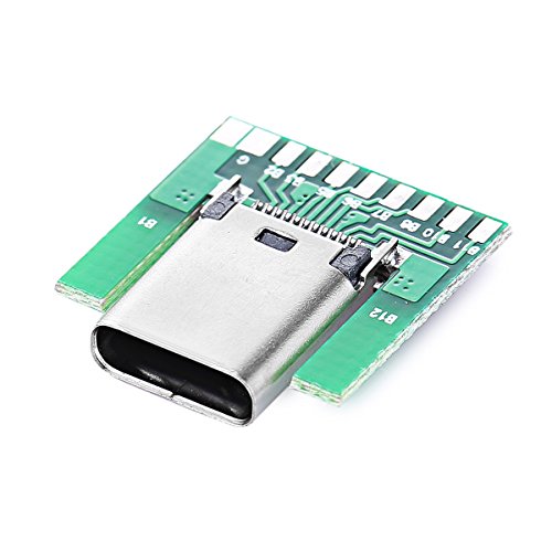 chenyang USB C DIY Anschluss USB 3.1 Typ C 24Pin Buchsenanschluss Reparatur Ersatz Lötadapter mit Leiterplatte chenyang USB C DIY Anschluss USB 3.1 Typ C 24Pin Buchsenanschluss Reparatur Ersatz Lötadapter mit Leiterplatte von chenyang