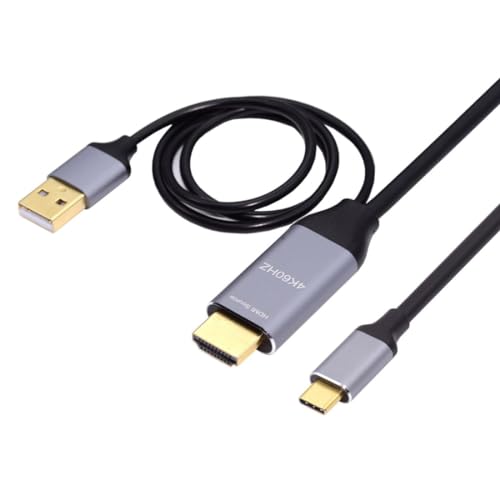 chenyang USB C Displays auf HDMI 1.4 Quelle 4K HDTV Kabel mit USB Stromversorgung für Laptop Monitor 1,8m von chenyang