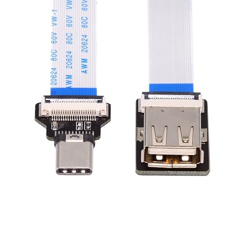 chenyang USB C Host auf USB 2.0 Zieldaten Flaches schlankes FPC OTG Kabel 13cm für FPV Disk Telefon Laptop von chenyang