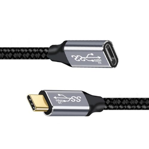chenyang USB C Kabel USB 3.1 Typ C Stecker auf Buchse Verlängerungsdatenkabel 10 Gbit/s 100W mit Hülle für Laptop Telefon 0.2M chenyang USB C Kabel USB 3.1 Typ C Stecker auf Buchse Verlängerungsdatenkabel 10 Gbit/s 100W mit Hülle für Laptop Telefon 0.2M von chenyang