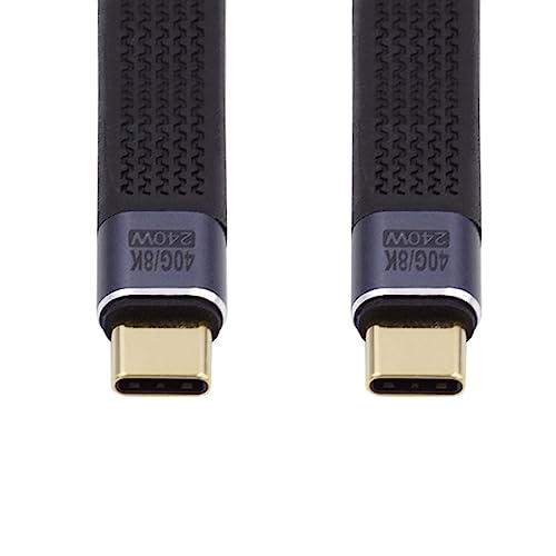 chenyang USB C Kabel USB4 USB Typ C 40Gbps PD 240W 100W 8K flaches schlankes FPC Daten Ladekabel 13cm von chenyang