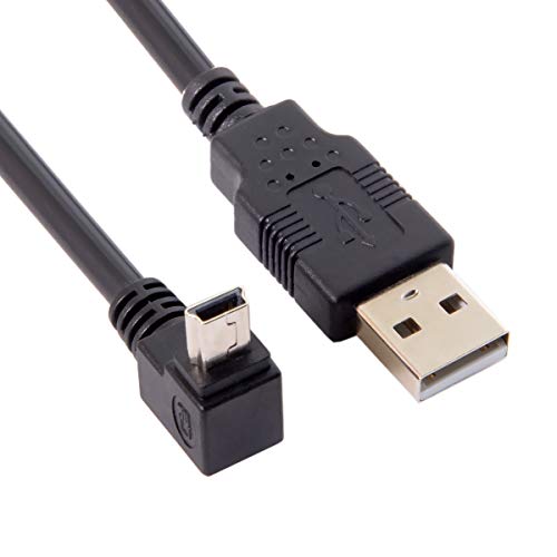 chenyang USB-Kabel, USB 2.0 A-Stecker auf 90° aufwärts gewinkelten USB-Mini-B-Stecker, Kabel 50cm von chenyang