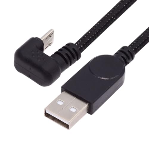 chenyang USB auf Micro USB Kabel, USB 2.0 Stecker auf Micro USB 5 poliger Stecker 180 Grad U-förmig abgewinkeltes Lade Datenübertragungs Verlängerungskabel 1.5M chenyang USB auf Micro USB Kabel, USB 2.0 Stecker auf Micro USB 5 poliger Stecker 180 Grad U-förmig abgewinkeltes Lade Datenübertragungs Verlängerungskabel 1.5M von chenyang
