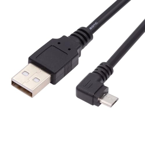 chenyang USB auf Micro USB Kabel, USB 2.0 Stecker auf Micro USB 5 poliger Stecker 90 Grad rechtwinklig Lade Datenübertragungs Verlängerungskabel 1.5M chenyang USB auf Micro USB Kabel, USB 2.0 Stecker auf Micro USB 5 poliger Stecker 90 Grad rechtwinklig Lade Datenübertragungs Verlängerungskabel 1.5M von chenyang