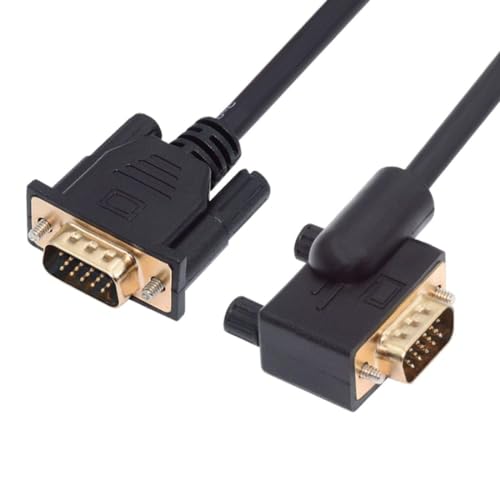 chenyang VGA Kabel, VGA SVGA D-Sub HDB15Pin Stecker auf Buchse 90 Grad links abgewinkelt Videografik Array Kabeladapter 3,28Fuß/1,0m für Monitor/Projektor/Grafik chenyang VGA Kabel, VGA SVGA D-Sub HDB15Pin Stecker auf Buchse 90 Grad links abgewinkelt Videografik Array Kabeladapter 3,28Fuß/1,0m für Monitor/Projektor/Grafik von chenyang