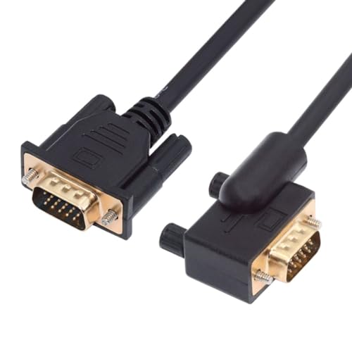 chenyang VGA Kabel, VGA SVGA D-Sub HDB15Pin Stecker auf Buchse 90 Grad rechtwinklig Videografik Array Kabeladapter 3,28Fuß/1,0m für Monitor/Projektor/Grafik chenyang VGA Kabel, VGA SVGA D-Sub HDB15Pin Stecker auf Buchse 90 Grad rechtwinklig Videografik Array Kabeladapter 3,28Fuß/1,0m für Monitor/Projektor/Grafik von chenyang