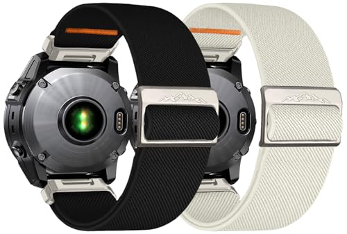 chinbersky 26mm Nylon Armband für Garmin Fenix 6x/5x/7x Armband,Stoff Verstellbares Dehnbare Ersatzband für Garmin Fenix 5X Plus, Fenix 6X Pro,Fenix3,Fenix3 HR, Descent MK1/Mk2/ Mk2S,Enduro/Enduro 2 chinbersky 26mm Nylon Armband für Garmin Fenix 6x/5x/7x Armband,Stoff Verstellbares Dehnbare Ersatzband für Garmin Fenix 5X Plus, Fenix 6X Pro,Fenix3,Fenix3 HR, Descent MK1/Mk2/ Mk2S,Enduro/Enduro 2 von chinbersky