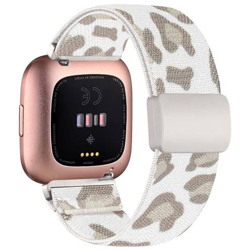 Chinbersky Elastisches Armband Kompatibel mit Fitbit Versa 2 Armband/Fitbit Versa Armband für Frauen Männer, mit Magnetisch Schließe Nylon Stoff Sport Ersatzband für Fitbit Versa 2/Versa/Versa Lite/SE Chinbersky Elastisches Armband Kompatibel mit Fitbit Versa 2 Armband/Fitbit Versa Armband für Frauen Männer, mit Magnetisch Schließe Nylon Stoff Sport Ersatzband für Fitbit Versa 2/Versa/Versa Lite/SE von chinbersky