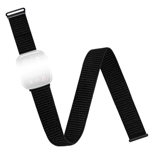 chinbersky Sportarmband Arm Knöchelband Kompatibel mit Apple Watch 49mm 46mm 45mm 44mm 42mm 41mm 40mm 38mm für Männer,Elastisches Nylon Armband Joggen für iWatch Ultra Series SE10/9/8/7/6/5/4/3/2/1 von chinbersky