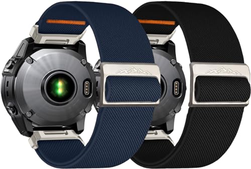 chinbersky 26mm Nylon Armband für Garmin Fenix 6x/5x/7x Armband,Stoff Verstellbares Dehnbare Ersatzband für Garmin Fenix 5X Plus, Fenix 6X Pro,Fenix3,Fenix3 HR, Descent MK1/Mk2/ Mk2S,Enduro/Enduro 2 chinbersky 26mm Nylon Armband für Garmin Fenix 6x/5x/7x Armband,Stoff Verstellbares Dehnbare Ersatzband für Garmin Fenix 5X Plus, Fenix 6X Pro,Fenix3,Fenix3 HR, Descent MK1/Mk2/ Mk2S,Enduro/Enduro 2 von chinbersky
