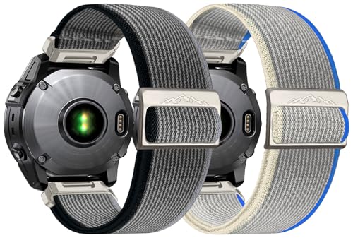 chinbersky 26mm Nylon Armband für Garmin Fenix 6x/5x/7x Armband,Stoff Verstellbares Dehnbare Ersatzband für Garmin Fenix 5X Plus, Fenix 6X Pro,Fenix3,Fenix3 HR, Descent MK1/Mk2/ Mk2S,Enduro/Enduro 2 chinbersky 26mm Nylon Armband für Garmin Fenix 6x/5x/7x Armband,Stoff Verstellbares Dehnbare Ersatzband für Garmin Fenix 5X Plus, Fenix 6X Pro,Fenix3,Fenix3 HR, Descent MK1/Mk2/ Mk2S,Enduro/Enduro 2 von chinbersky