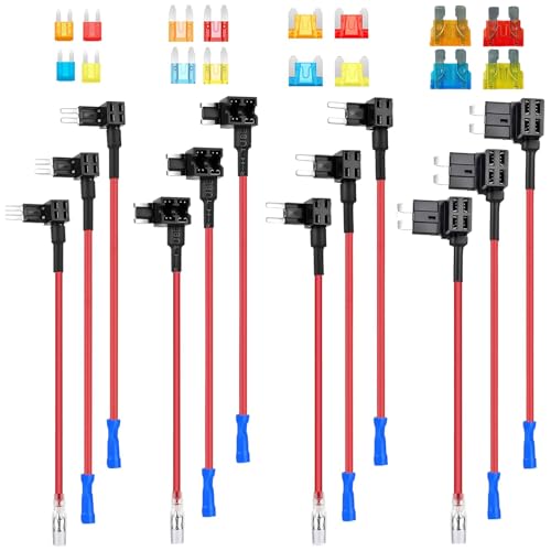 12 Stück Stromdieb Kfz, 4 Typen Sicherung Adapter Set,Standard Mini Micro Micro2,Stromdieb Sicherungen,Stromdieb Sicherung Kfz 5A 10A 15A 20A für Auto, Lkw, Boot 12 Stück Stromdieb Kfz, 4 Typen Sicherung Adapter Set,Standard Mini Micro Micro2,Stromdieb Sicherungen,Stromdieb Sicherung Kfz 5A 10A 15A 20A für Auto, Lkw, Boot von chiquieray