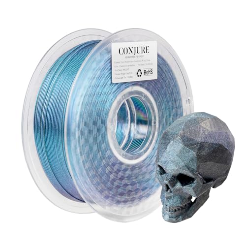 Chitu Systems Conjure Chameleon PLA 3D Drucker Filament, 1.75mm Christmas Galaxy Dual Color Filament, Farbwechsel mit Licht und Winkeln, Blau-Lila 3D Druck Filament 1KG/2.2lb von chitu systems