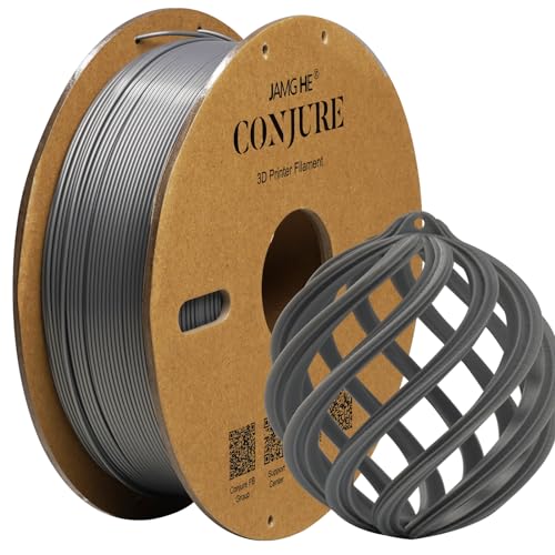 Chitu Systems Conjure PLA+ 3D Drucker Filament, 1kg 1.75mm PLA Plus Filament Höhere Festigkeit und Zähigkeit Maßgenauigkeit +/- 0.02mm, passend für die meisten 3D Drucker (PLA+ 1.75mm 1KG, Silber) von chitu systems