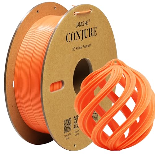 Chitu Systems Conjure PLA+ 3D Drucker Filament,1kg 1.75mm PLA Plus Filament Höhere Festigkeit und Zähigkeit Maßgenauigkeit +/- 0.02mm, passend für die meisten 3D Drucker (PLA+ 1.75mm 1KG, Orange) von chitu systems