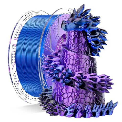 Chitu Systems Conjure Tricolor Silk PLA Filament, Schwarz-Blau-Violett Filament, Durchmesser 1.75±0.02 mm 3D Drucker Filament 1KG/2.2lb Chitu Systems Conjure Tricolor Silk PLA Filament, Schwarz-Blau-Violett Filament, Durchmesser 1.75±0.02 mm 3D Drucker Filament 1KG/2.2lb von chitu systems