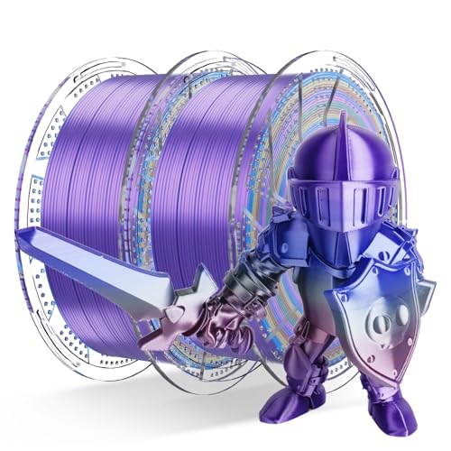 Conjure Silk Rainbow PLA 3D Drucker Filament, Multicolor Rainbow PLA Pink Blau Grün Rot Cosmic Filament 1.75mm 3D Druck Filament 2KG/4.4LB Conjure Silk Rainbow PLA 3D Drucker Filament, Multicolor Rainbow PLA Pink Blau Grün Rot Cosmic Filament 1.75mm 3D Druck Filament 2KG/4.4LB von chitu systems