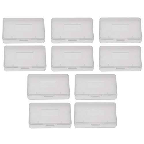 10 Stück Game Case, Cartridge Game Case Transparente Anti-Staub-Abdeckung für Game Boy Advance GBA 2,56 X 1,57 X 0,31 Zoll Größe von ciciglow