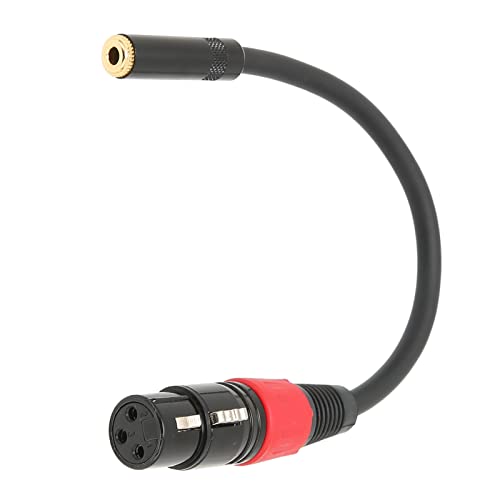 3,5-mm-zu-XLR-Buchsenkabel, Professionelle XLR-Buchse, -Klinke, Mikrofon-Konverterkabel für Kamera-Computer (Caron weiblich bis 3,5 weiblich 1m) von ciciglow