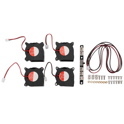 3D-Drucker 4020 Lüfter, 4 Stück 24 V Turbo-Lüfter 40 X 40 X 20 Mm Ersatz-Turbo-Lüfter-Set für NEPTUNE 4 für CR 20 für ENDER 2 3 3Pro 3V2 Drucker von ciciglow