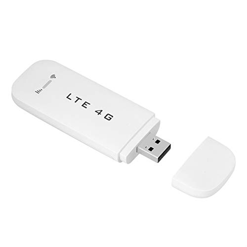 4G LTE USB Netzwerkadapter,Wireless Router WiFi Hotspot Modem Stick,DL100Mbps,USB2.1,Unterstützt TF SIM Karte (Nicht enthalten) und Firewall(mit WiFi Funktion) von ciciglow