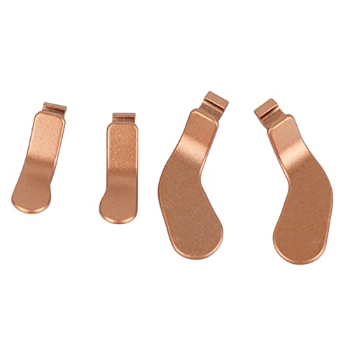 4PCS Controller Paddles, Edelstahl Controller Paddles Ersatz Controller Teile für One Elite Controller Serie 2 Modell 1797(Gold) von ciciglow
